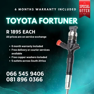 Toyota Fortuner Diesel Injectors For Sale On Exchange With Warranty