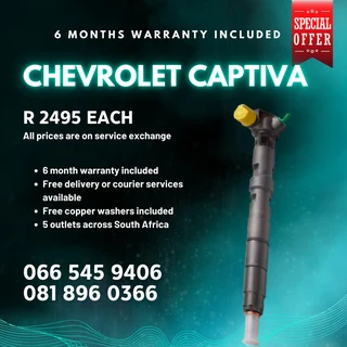 Chevrolet Captiva Delphi Diesel Injectors For Sale On Exchange With Warranty