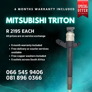 Mitsubishi Triton Diesel Injectors For Sale On Exchange With Warranty