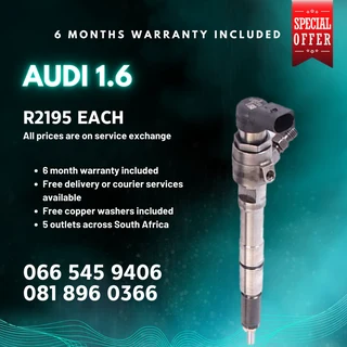 Audi 1.6 Diesel Injectors For Sale On Exchange With Warranty