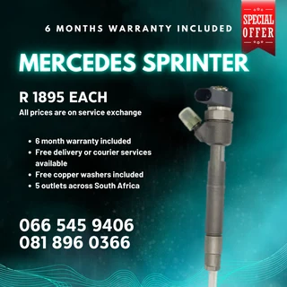 Mercedes Benz Sprinter Diesel Injectors For Sale On Exchange With Warranty
