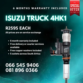 Isuzu Truck 4hk1 Diesel Injectors For Sale On Exchange With Warranty