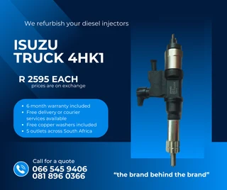 Isuzu Truck 4hk1 Diesel Injectors For Sale On Exchange With Warranty