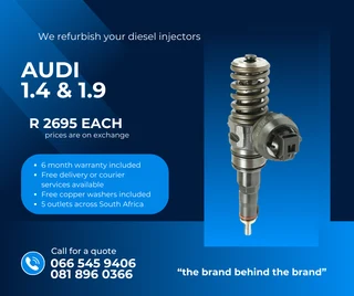 Audi 1.4 &amp; 1.9 Diesel Injectors For Sale On Exchange With Warranty