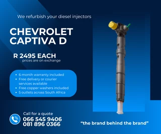 Chevrolet Captiva Delphi Diesel Injectors For Sale On Exchange With Warranty