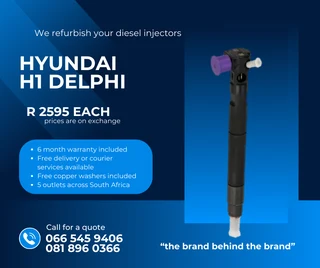 Hyundai H1 Delphi Diesel Injectors For Sale On Exchange With Warranty