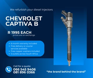 Chevrolet Captiva Diesel Injectors For Sale On Exchange With Warranty