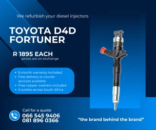 Toyota Fortuner Diesel Injectors For Sale On Exchange With Warranty