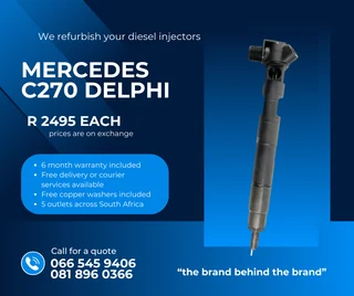 Mercedes Benz C270 Diesel Injectors For Sale On Exchange With Warranty