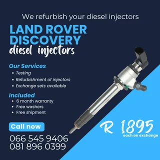 Land Rover Discvoery Tdv Diesel Injectors For Sale On Exchange With Warranty