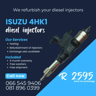 Isuzu Truck 4hk1 Diesel Injectors For Sale On Exchange With Warranty