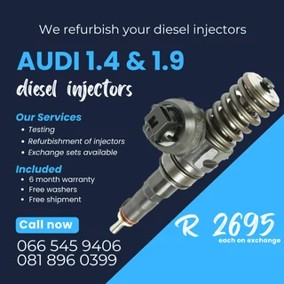 Audi 1.4 & 1.9 Diesel Injectors For Sale On Exchange With Warranty