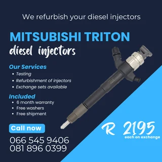 Mitsubishi Triton Diesel Injectors For Sale On Exchange With Warranty