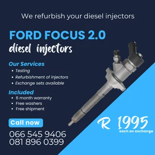 Ford Focus Diesel Injectors For Sale On Exchange With Warranty