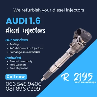 Audi 1.6 Diesel Injectors For Sale On Exchange With Warranty