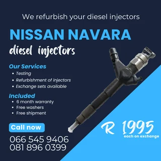 Nissan Navara Diesel Injectors For Sale On Exchange With Warranty