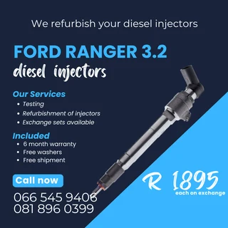 Ford Ranger 3.2 Diesel Injectors For Sale On Exchange With Warranty