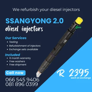 Ssangyong Diesel Injectors For Sale On Exchange With Warranty