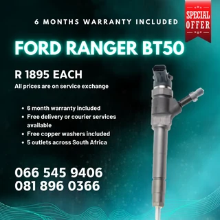 Ford Ranger 3.0 Tdci Diesel Injectors For Sale On Exchange With Warranty