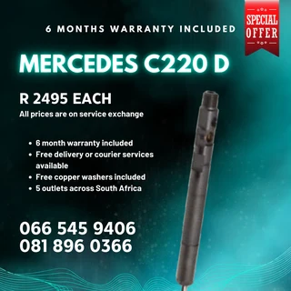 Mercedes Benz C220 Delphi Diesel Injectors For Sale On Exchange