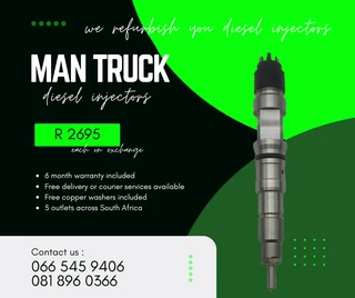 Man Tga Diesel Injectors For Sale On Exchange With Warranty