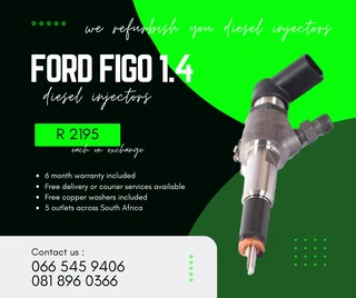 Ford Figo Diesel Injectors For Sale On Exchange With Warranty