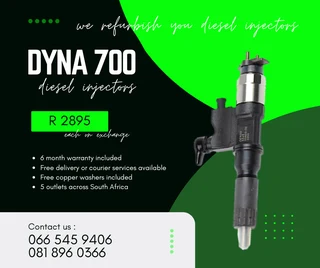 Dyna 700 Diesel Injectors For Sale On Exchange With Warranty