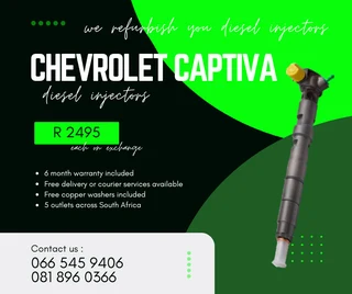 Chevrolet Captiva Delphi Diesel Injectors For Sale On Exchange With Warranty