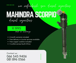 Mahindra Scorpio Diesel Injectors For Sale On Exchange With Warranty
