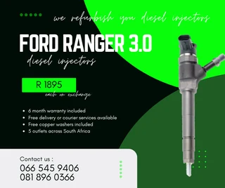 Ford Ranger 3.0 Bt50 Diesel Injectors For Sale On Exchange With Warranty