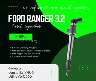 Ford Ranger 3.2 Diesel Injectors For Sale On Exchange With Warranty