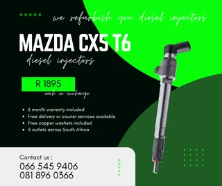 Mazda Cx5 2.2 Diesel Injectors For Sale On Exchange With Warranty