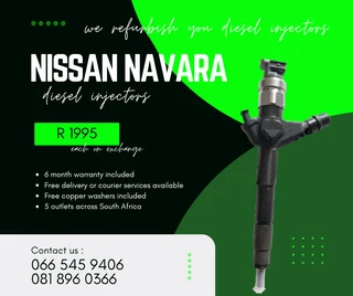 Nissan Navara Diesel Injectors For Sale On Exchange With Warranty