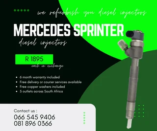 Mercedes Benz Sprinter Diesel Injectors For Sale On Exchange With Warranty
