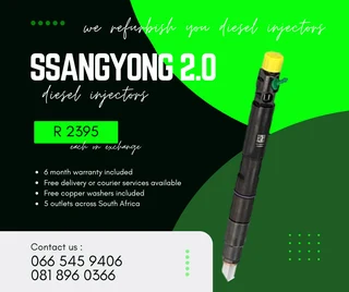 Ssangyong Diesel Injectors For Sale On Exchange With Warranty