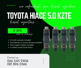 Toyota Hiace 5.0 Kze Diesel Injectors For Sale On Exchange With Warranty