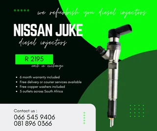 Nissan Juke Diesel Injectors For Sale On Exchange With Warranty