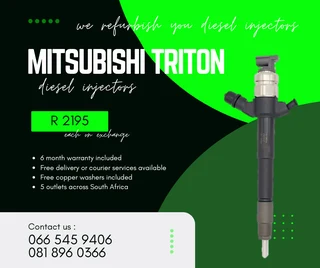 Mitsubishi Triton Diesel Injectors For Sale On Exchange With Warranty
