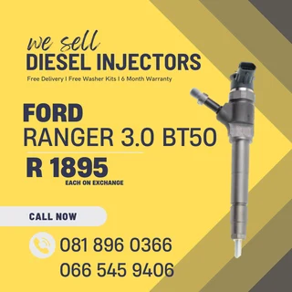 Ford Ranger 3.0 Tdci Diesel Injectors For Sale On Exchange With Warranty
