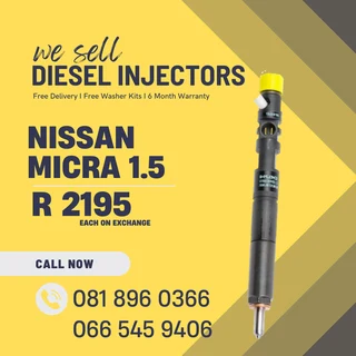 Nissan Micra 1.5 Diesel Injectors For Sale On Exchange With Warranty