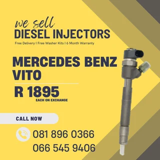 Mercedes Benz Vito Diesel Injectors For Sale On Exchange With Warranty