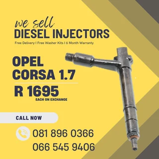 Opel Corsa Diesel Injectors For Sale On Exchange With Warranty