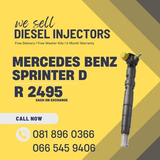 Mercedes Benz Sprinter Delphi Diesel Injectors For Sale On Exchange With Warranty