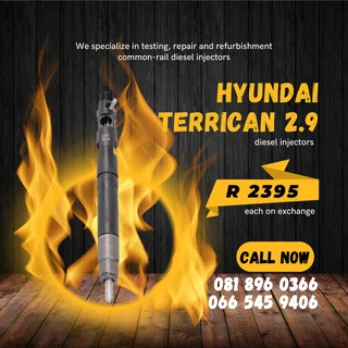 Hyundai Terrican Diesel Injectors For Sale On Exchange With Warranty