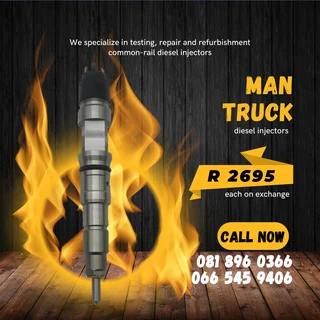 Man Truck Diesel Injectors For Sale On Exchange With Warranty