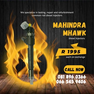 Mahindra Mhawk Diesel Injectors For Sale On Exchange With Warranty
