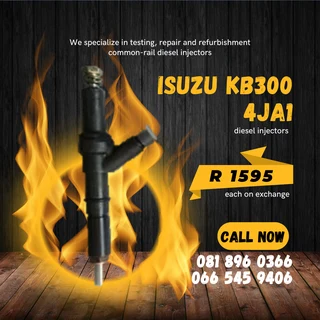 Isuzu Kb300 4ja1 Diesel Injectors For Sale On Exchange With Warranty