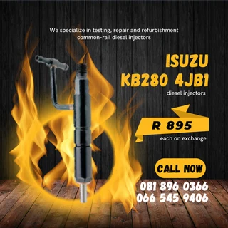 Isuzu Kb280 4jb1 Diesel Injectors For Sale On Exchange With Warranty