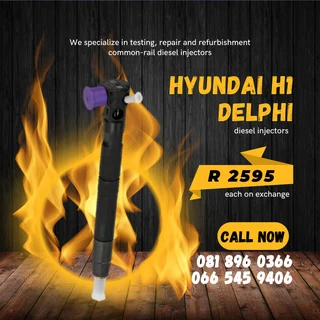 Hyundai H1 Delphi Diesel Injectors For Sale On Exchange With Warranty