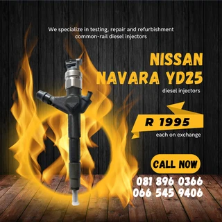Nissan Navara Diesel Injectors For Sale On Exchange With Warranty